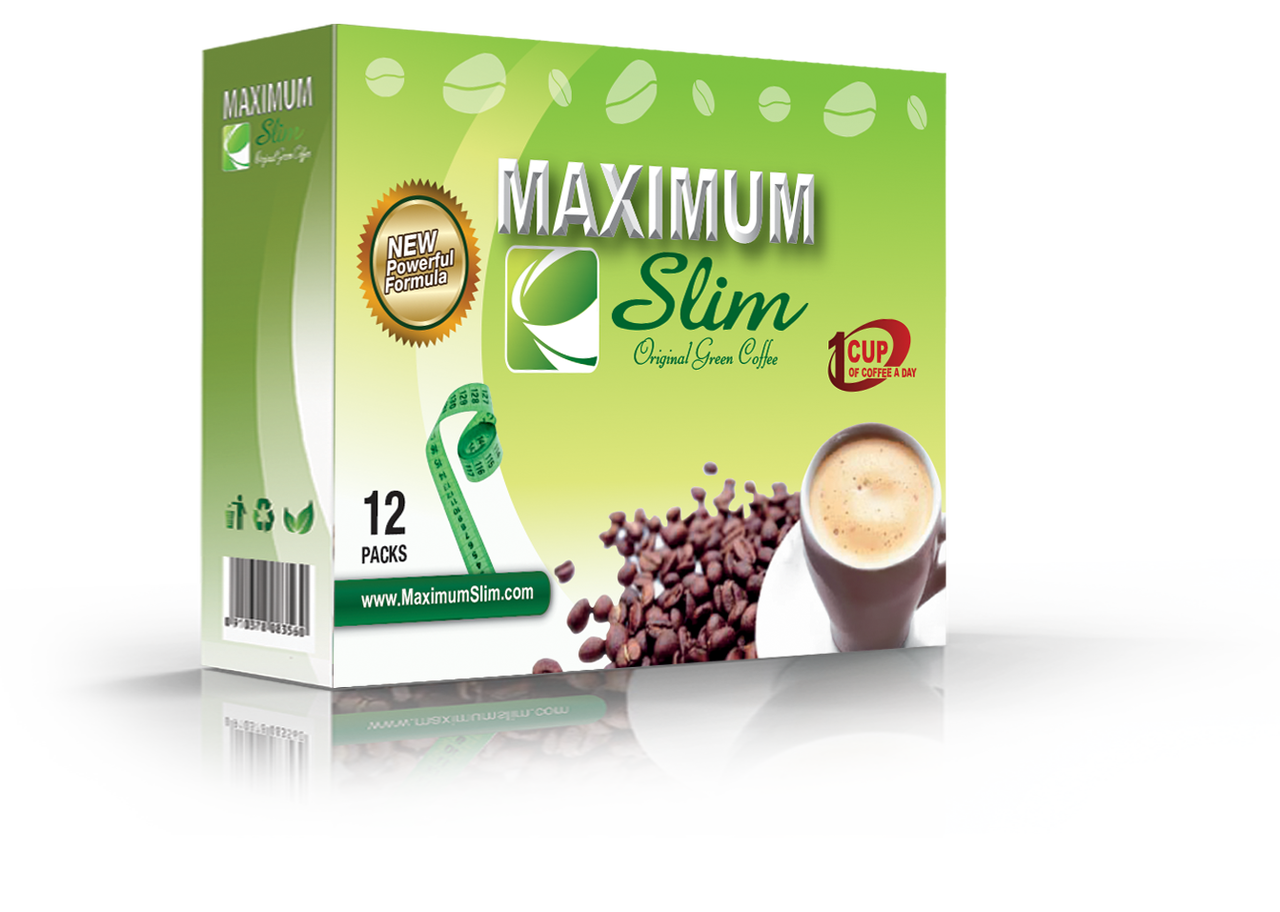 Maximum Slim Original Green Coffee (12 ct)  | Naturally Energizing & Metabolism Boosting