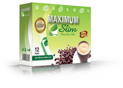 Maximum Slim Original Green Coffee (12 ct)  | Naturally Energizing & Metabolism Boosting