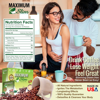 Maximum Slim Green Coffee | Supports Weight Management & Metabolism