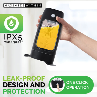 Protein Shaker Stirrer Bottle - Maximum Slim | Convenient Mixing for Protein Shakes