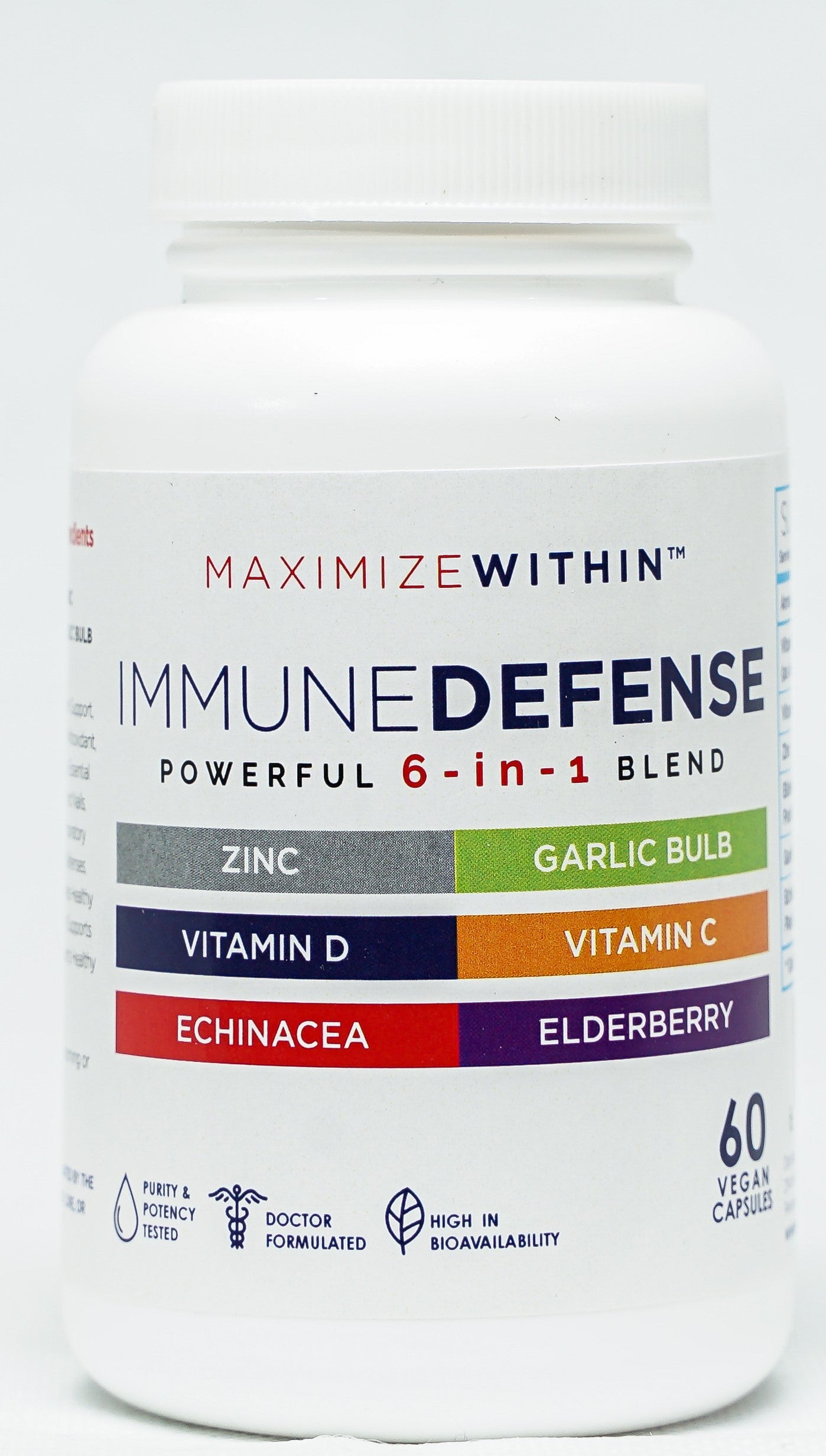 Immune Defense 6-in-1 Powerful Formula - Maximum Slim | Comprehensive Immune Support