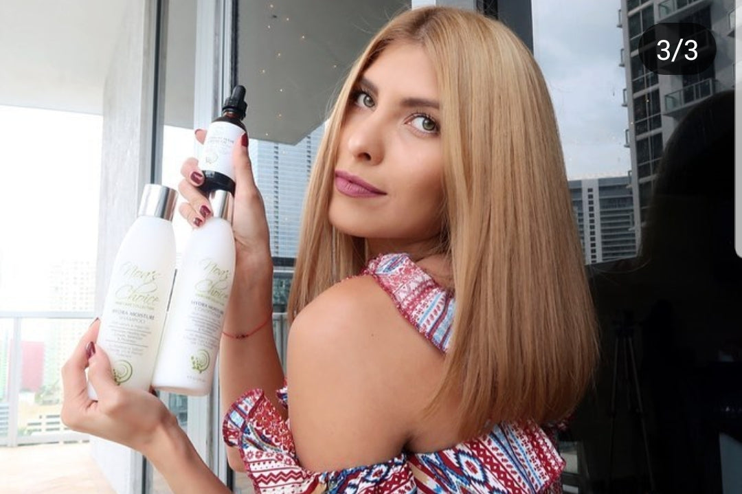 Noa's Choice Organic AYURVEDIC Hair Growth & Strengthening Shampoo - Conditioner- Hair Elixir - Hair growth Vitamins- Ayurvedic Hair Elixir Kit