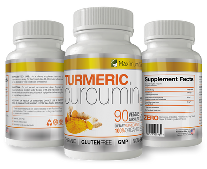 Turmeric Curcumin Supplement - Maximum Slim | Natural Joint & Wellness Support