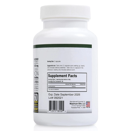 Maximum Slim Hoodia Gordonii Full Spectrum | Daily Wellness Support