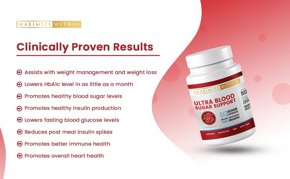 Blood Sugar Support Supplement - Maximum Slim | Helps Maintain Healthy Glucose Levels