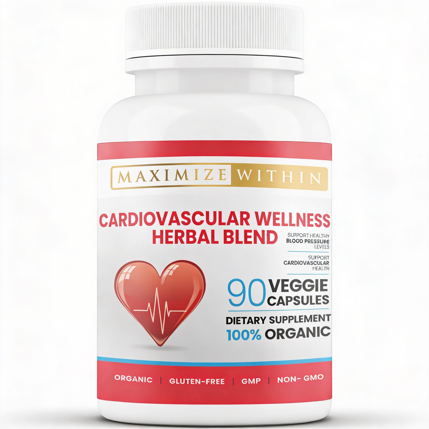 Cardiovascular Wellness Herbal Blend – Maximize Within | Plant-Based Daily Supplement