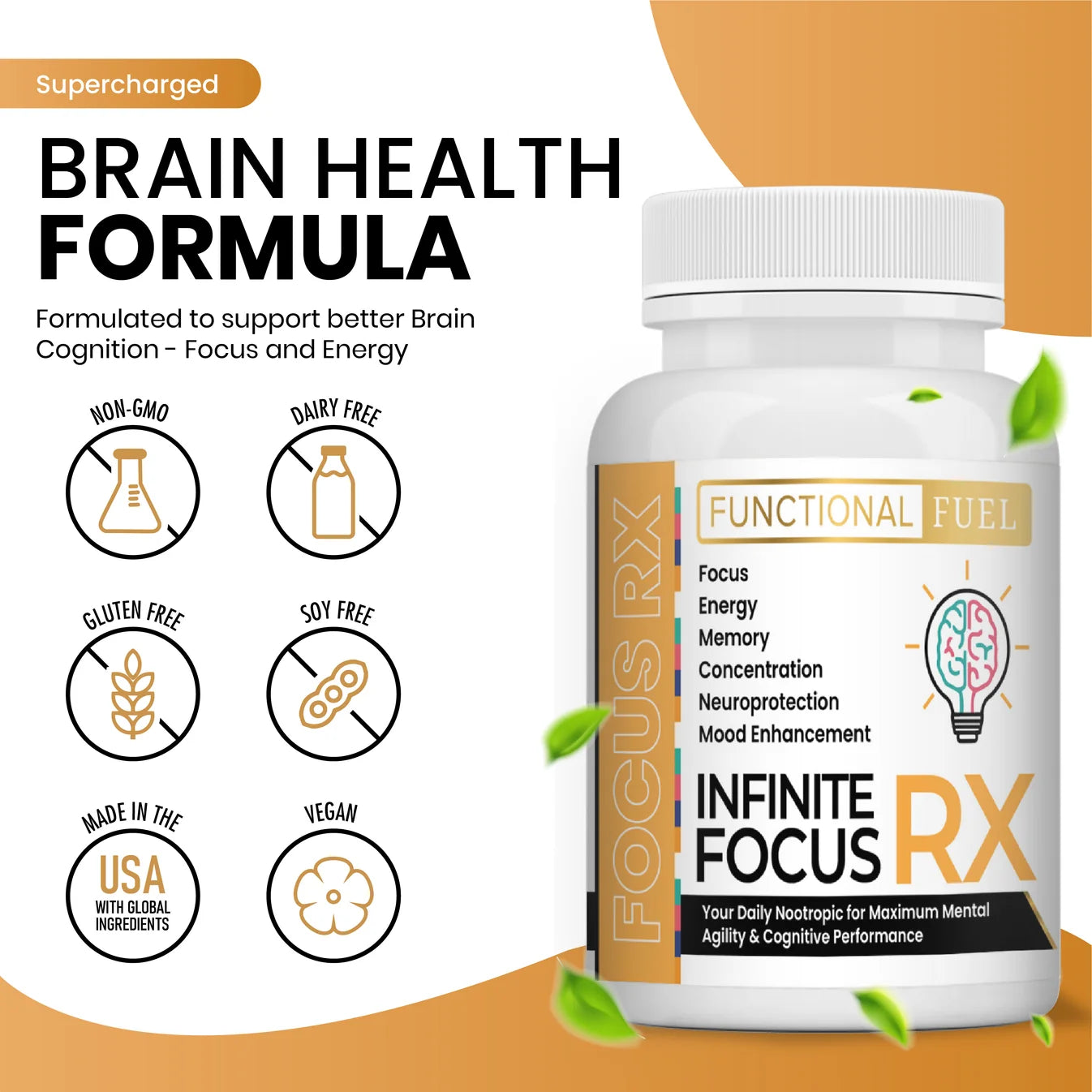 Infinite Focus RX | Known to increase Focus & Clear Brain Fog