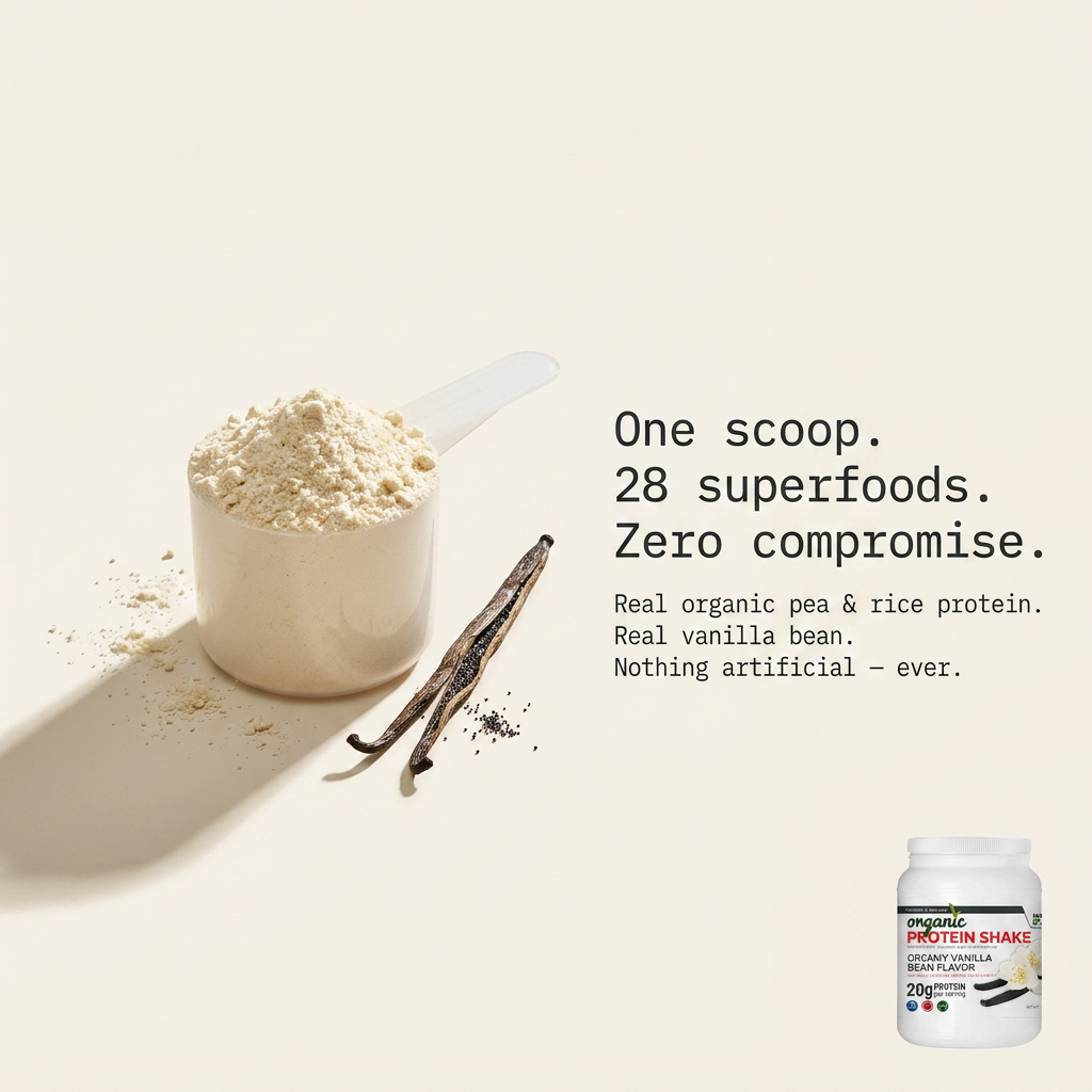 Organic Protein Shake - Maximum Slim | Nutrient Rich Drink for Muscle Recovery