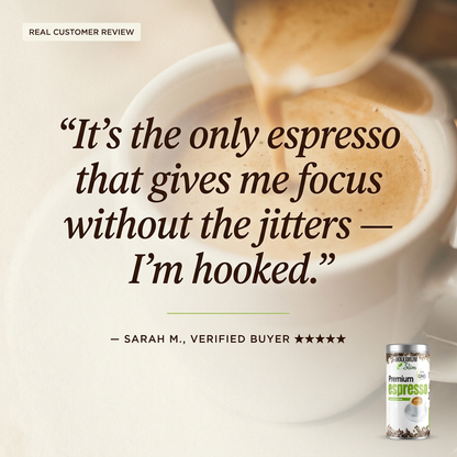 Maximum Slim Organic Espresso | Rich & Smooth Coffee for Energy Boost