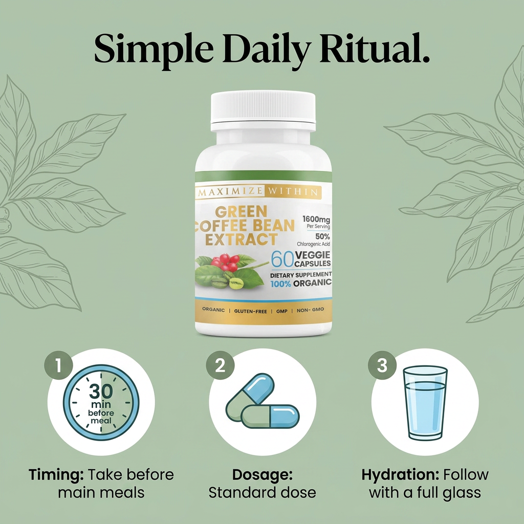 Maximize Within Green Coffee Bean Extract | Premium Plant-Based Dietary Supplement