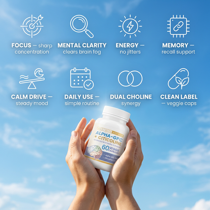 Alpha-GPC + Citicoline - Maximize Within | Special Nootropic Formula
