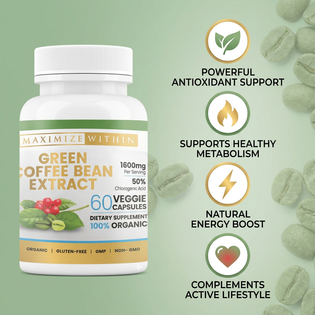 Maximize Within Green Coffee Bean Extract | Premium Plant-Based Dietary Supplement