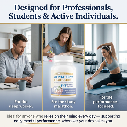 Alpha-GPC + Citicoline - Maximize Within | Special Nootropic Formula