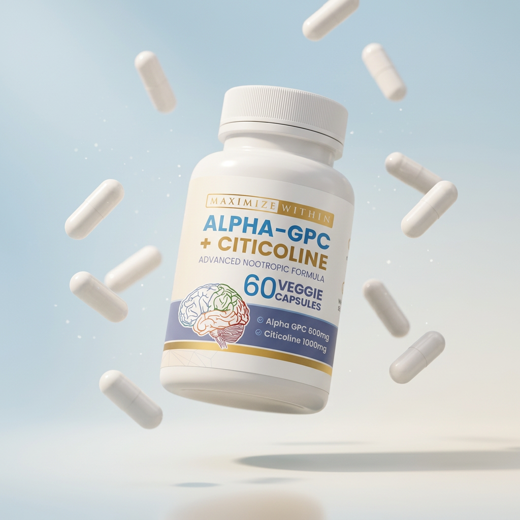 Alpha-GPC + Citicoline - Maximize Within | Special Nootropic Formula