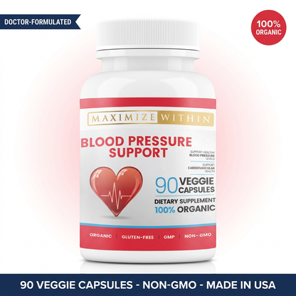 Blood Pressure Support Supplement - Maximum Slim |  Herbal Dietary Supplement