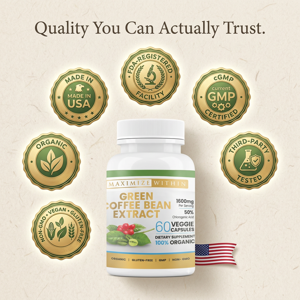 Maximize Within Green Coffee Bean Extract | Premium Plant-Based Dietary Supplement