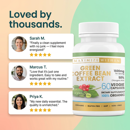 Maximize Within Green Coffee Bean Extract | Premium Plant-Based Dietary Supplement