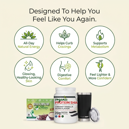 The Daily Wellness Bundle — Green Coffee + Organic Protein Shake + Insulated Tumbler