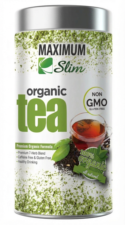 Maximum Slim Organic Tea | Premium 7-Herb Blend with Matcha & Rooibos