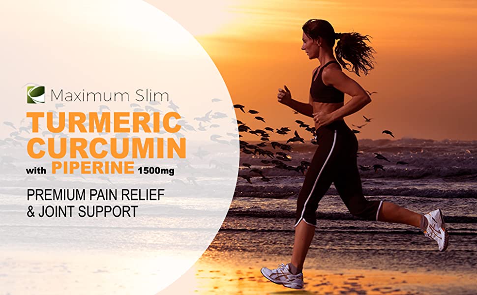 Turmeric Curcumin Supplement - Maximum Slim | Natural Joint & Wellness Support