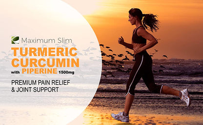 Turmeric Curcumin Supplement - Maximum Slim | Natural Joint & Wellness Support